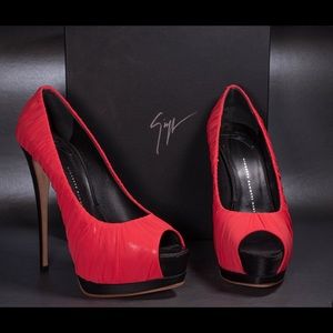 Zanotti Coral Chiffon Heels